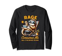 Rage Consumes Me Well It Did Before I Retired Chilling Sloth Maglia a Manica