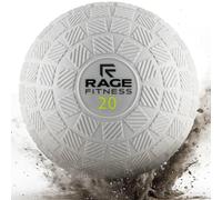 Rage Fitness Slam Ball, palline mediche da 10, 15, 9 kg, struttura del battistrada per una presa salda, allenamento completo del corpo, palle ponderate dinamiche per esercizi, palle per forza