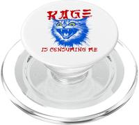Rage Is Consuming Me - Divertente Gatto Gattino Meme Umorismo PopSockets PopGrip per MagSafe