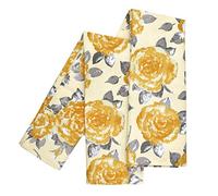 Ragged Rose Strofinacci Floreali, Cotone, Giallo Dorato, 70 x 50 cm
