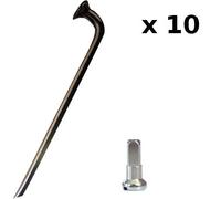 Raggi bici spessi 2,3 mm - par 10 ( 287 mm )
