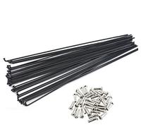 Raggi Bici Spokes Biciclette 36pcs Bike Spley Rim RIM ha parlato 1 4G J. Piegatura acciaio con capezzoli 253mm-294mm Raggi Per Bicicletta (Material : 290mm)