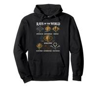 Raggi del Mondo Stingray Biologia Marina Ray Specie oceaniche Felpa con Cappuccio