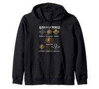 Raggi del Mondo Stingray Biologia Marina Ray Specie oceaniche Felpa con Cappuccio