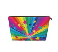 Raggi Di Coriandoli Arcobaleno E Stelle, Borsa per il trucco Borsa per cosmetici Borsa da toilette da viaggio portatile Borsa da toilette