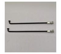 Raggi for bicicletta 60 pezzi un sacco Calibro 8 Acciaio inossidabile 304 Diametro 4,0 mm J-Bend Raggi for moto neri Corpo tondo Aghi di uguale diametro(Length 113mm)