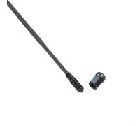 Raggi per bici in fibra di carbonio T800, 2 pezzi, 14 G, lama piatta con nipplo per prestazioni forti su varie strade (L256 mm)