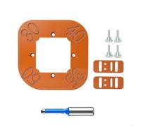 Raggio angolare in plastica con raggio R10 R25 R30 R50 per fresatura precisa del legno e bordi (R30-R50)