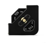 Raggio angolare router modello Jig raccordo Locator per bordo per tagliare progetti in legno con modelli rotondi e smussati R15 R30 per strumenti router (modello angolo conico)