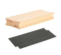 Raggio Blocco abrasivo Chitarra In Legno Carta Lucida Rettifica Blocco Tasti Ditalini Lamiera di Riparazione Cuscino Raggio Chitarra Blocco Abrasivo Strumento Livellamento Ampegiato