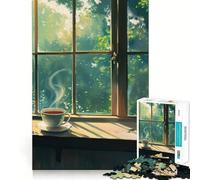 Raggio di sole tra il verde - Puzzle da 1000 pezzi per adulti - Regalo - Gioco di abilità e antistress - Taglio preciso - Lista dei desideri di Babbo Natale 38x52cm