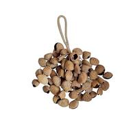 Raggio Sonoro Con Sonaglio A Forma Di Guscio Di Frutta Naturale, Braccialetto E Cavigliera, Accompagnamento A Strumenti Musicali, Guarigione Del Suono,G