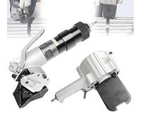 Raggruppamento Rottami Metallici Banding Machine,Strumento Fasciatura Divisa Resistente,Tre Specifiche 19/25/35 Mm Reggiatrice Pneumatica Acciaio Resistente per Industriale 19mm