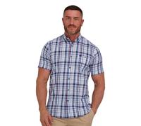 Raging Bull Camicia A Scacchi Grandi Maniche Corte Uomo (RB321)