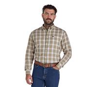 Raging Bull Suffolk Camicia A Quadri Twill Manica Lunga Uomo (RB387)