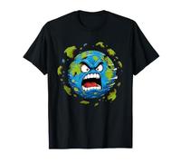 Raging Planet Angry Earth, protesta Contro Il Riscaldamento Globale Maglietta