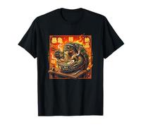 Raging Turtle Ramen Noodles Kaiju Bowl Feast Maglietta