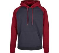Raglan Felpa con Cappuccio Build your Brand Base Stampabile Uomo Nuovo