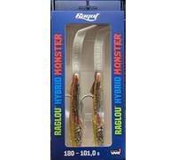 RAGLOU HYBRID MONSTER DAL 14 AL 20 CM 2 PEZZI SPINNING TRAINA TECNICHE VERTICALI