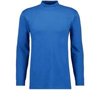 Ragman Maglietta a collo alto da uomo a maniche lunghe, Blu, XXXL