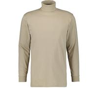 Ragman Maglietta a maniche lunghe da uomo basic, Beige Melange, L
