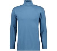 RAGMAN Maglietta a maniche lunghe da uomo basic, Blu-835, Medium