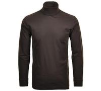 RAGMAN Maglietta a maniche lunghe da uomo basic, Marrone-080, L