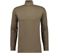 RAGMAN Maglietta a maniche lunghe da uomo basic, Mokka835, L