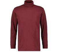 RAGMAN Maglietta basic da uomo a collo alto, a maniche lunghe, M