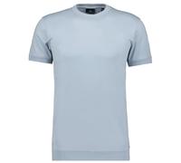 RAGMAN Maglietta da uomo Pima girocollo con polsini, Argento-024, XL