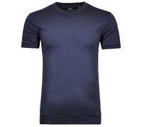 RAGMAN Maglietta da uomo Pima girocollo con polsini, blu scuro-711, 3XL
