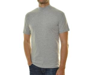 Ragman - Maglietta, Mao, Manica Corta, da Uomo Grau-Melange-012 4XL