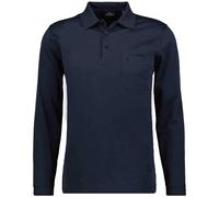Ragman polo a manica lunga Uomo Softknit Marine-070 XL