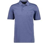Ragman, polo a maniche corte Blu Turchese. XXXXL