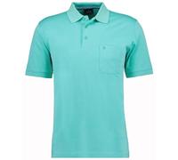 RAGMAN Polo da uomo con tasca sul petto, manica corta, giada-338, L