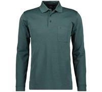 RAGMAN Polo da uomo in maglia morbida con tasca sul petto, maniche lunghe, XL