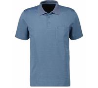 RAGMAN Polo da uomo Softknit, rete da pesca, blu 718, L