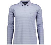 RAGMAN Polo fineliner da uomo con chiusura lampo, maniche lunghe, Colomba-073, L