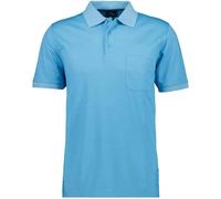RAGMAN Polo da uomo con tasca sul petto, manica corta, Ibiza blu-742, XXL