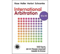 Ragnar Harbst International Arbitration 10x10 (Copertina rigida)