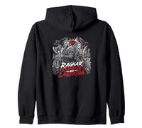Ragnar Lothbrok E Lagertha Norse Viking Felpa con Cappuccio