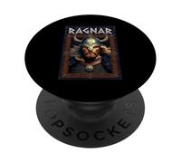 Ragnar Lothbrok Re vichingo PopSockets PopGrip Adesivo