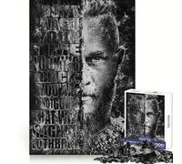 Ragnar Lothbrok Vikings Puzzle da 1000 pezzi per ragazzi Rafforza la memoria Rilassante Divertimento Bordi lisci Lista dei desideri di Babbo Natale (38x52cm)