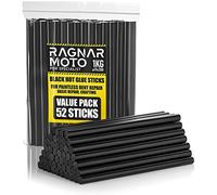 Ragnar Moto colla a caldo, bastoncini di colla forte nera Ø 11 x 200 mm, 52 bastoncini di colla a caldo sostituibili per pistola per colla a caldo