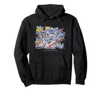 Ragnarok Logo History - Design Classico della Collezione Legacy Felpa con Cappuccio