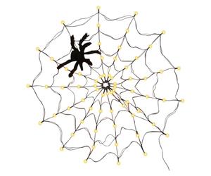 Ragnatela con per esterni, articoli decorativi terrore realistici | Luci a rete resistenti all'acqua da posizionare su finestre, cortili, giardini, alberi, terrazze, interni ed esterni