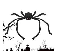 Ragni di Halloween,Ragno di Halloween - Oggetti di scena dei ragni della casa stregata - Grandi decorazioni di ragni finti Decorazioni di oggetti di scena realistici e spaventosi per il cortile di fes