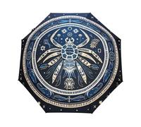 Ragni Geometrici Dello Zodiaco Spaziale Ombrello Pieghevole Automatico Ombrelli Antivento Protezione UV da Viaggio per Bambini Ragazzi Ragazze