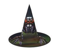 Ragni tropicali della foresta pluviale 1 pz Halloween strega cappello costume partito cappello adatto per giochi teatrali accessori