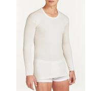 RAGNO Maglia Intima Uomo a Costina Girocollo a Manica Lunga Colore Bianco Lana TG 3 Art.003159